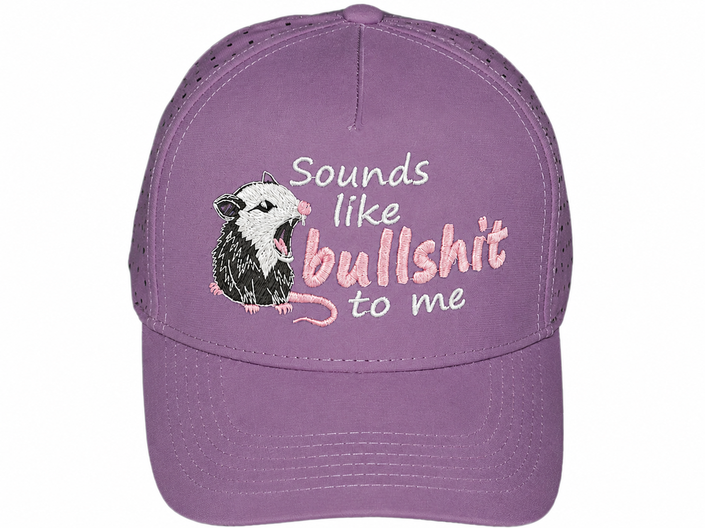 Trucker Hats 5 Panel "Sounds Like Bullshit to Me" - Breathable Water-Repellent