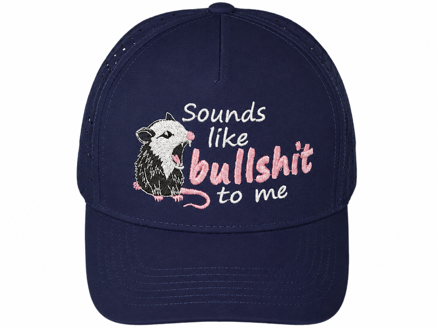 Trucker Hats 5 Panel "Sounds Like Bullshit to Me" - Breathable Water-Repellent