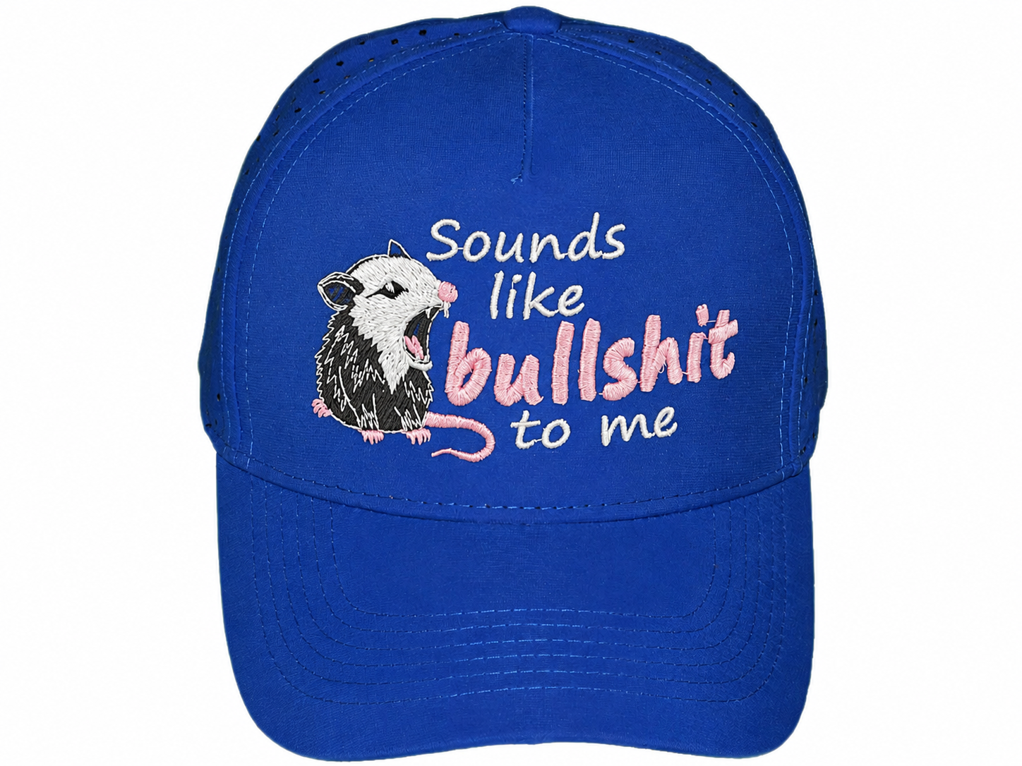 Trucker Hats 5 Panel "Sounds Like Bullshit to Me" - Breathable Water-Repellent