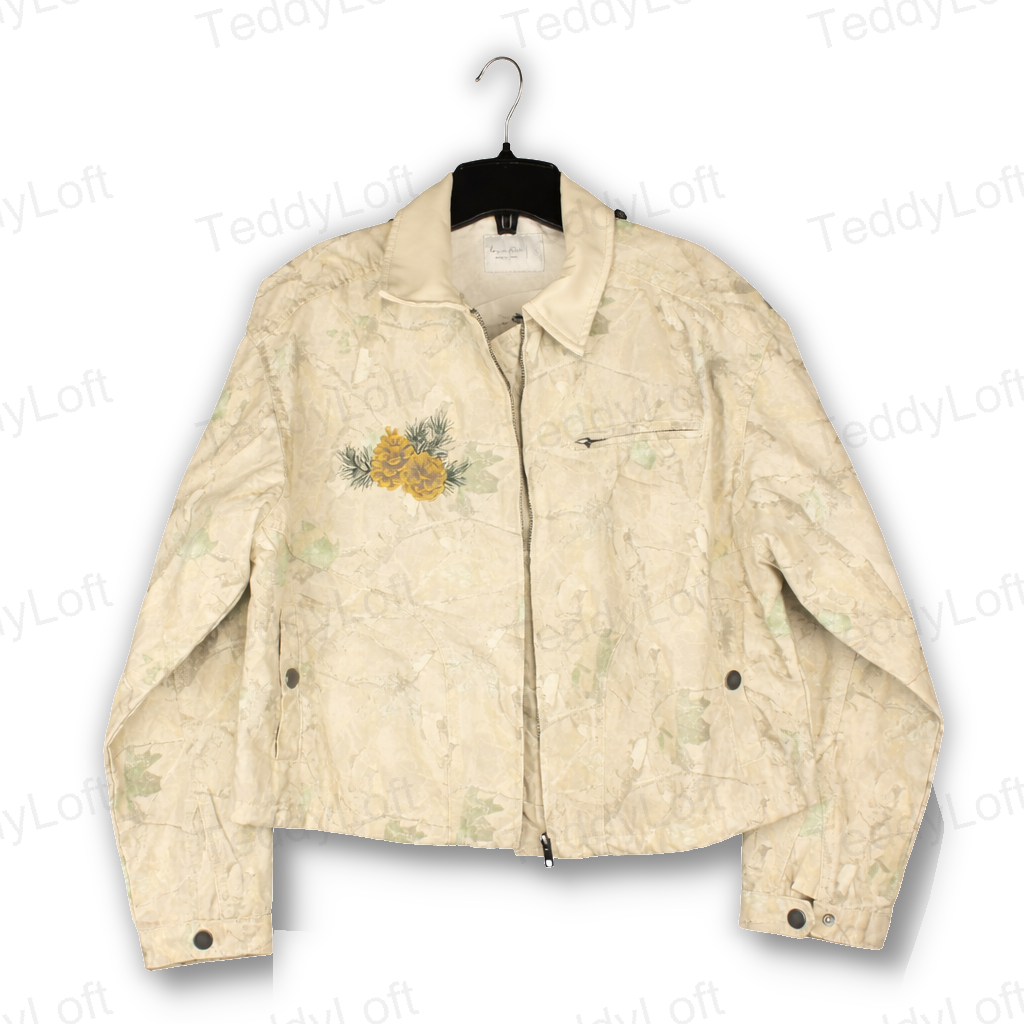Women’s Cropped Jacket with Embroidery