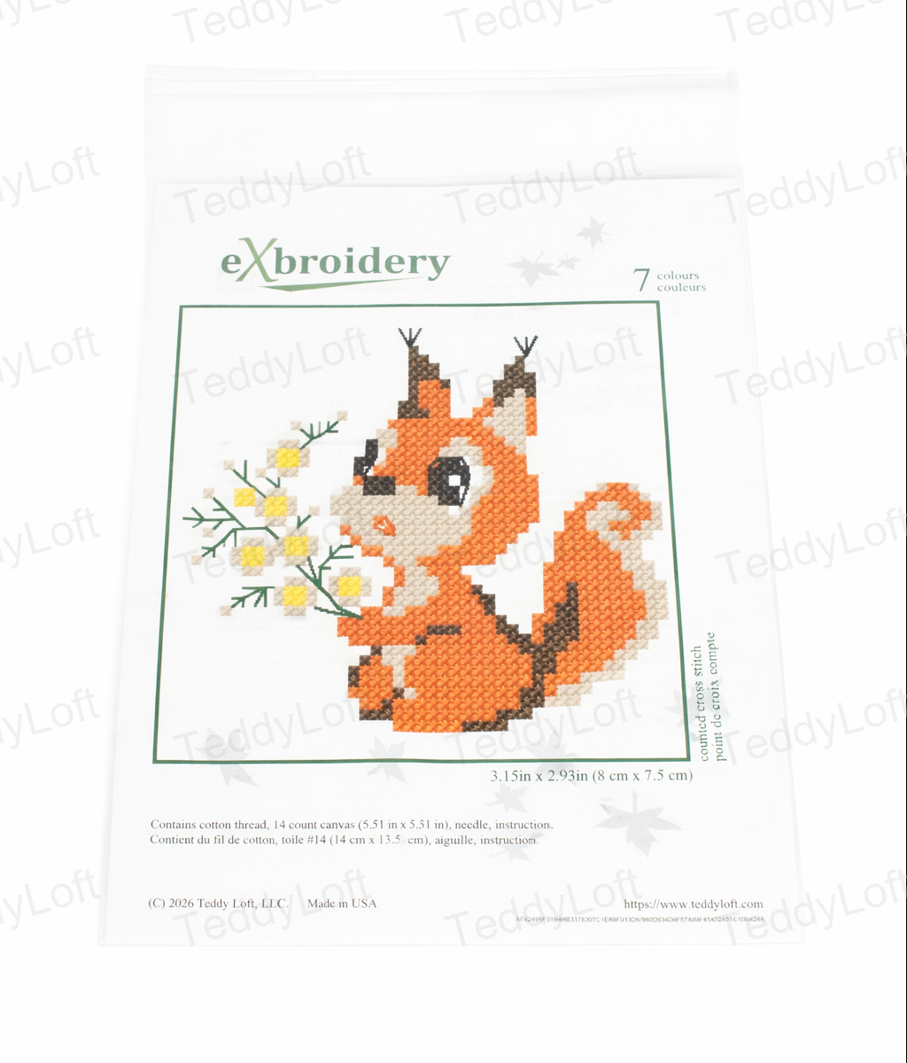 Squirrel with mimosa