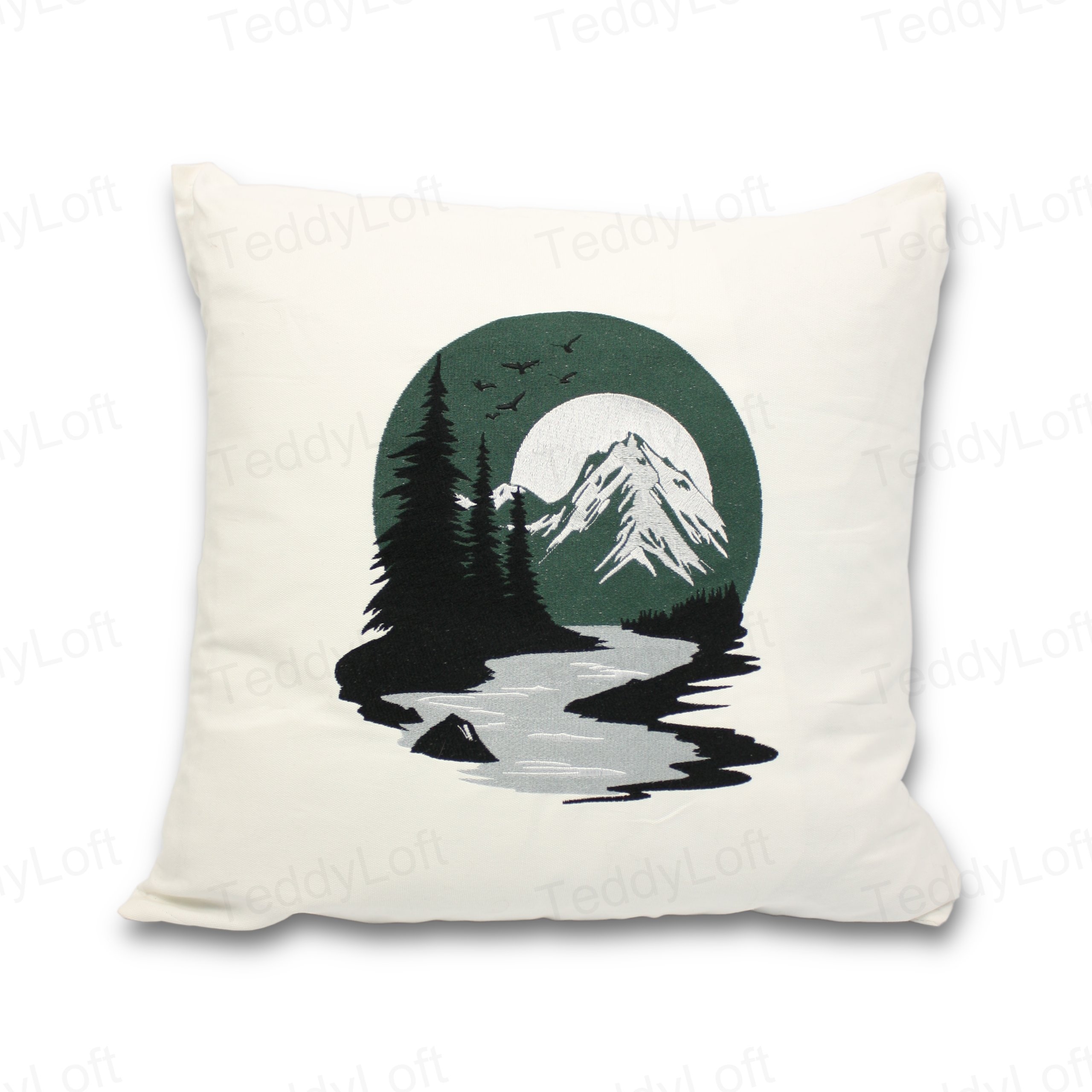 Pillowcase with Mountain Landscape - Image 3