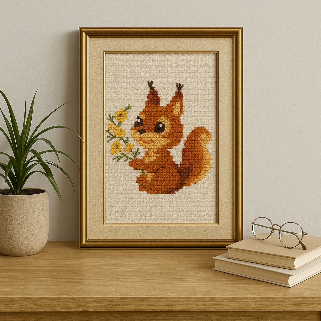 Squirrel with Mimosa - Image 5